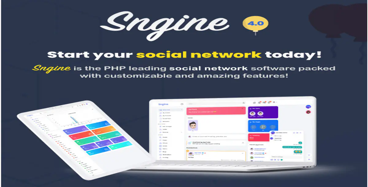 Sngine - The Ultimate PHP Social Network Platform + iOS And Android Mobile App
