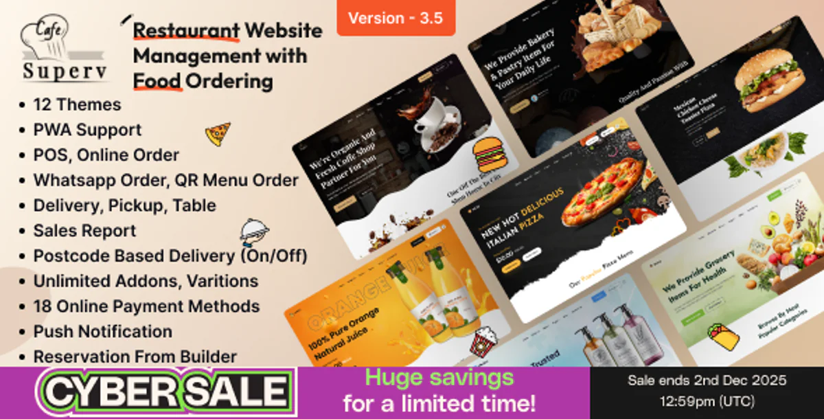 Superv - Restaurant Website Management (Food Ordering)