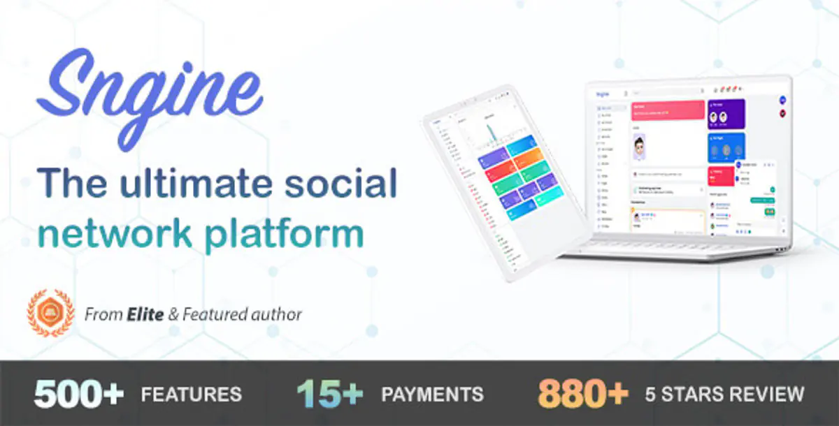 Sngine - The Ultimate PHP Social Network Platform + iOS And Android Mobile App