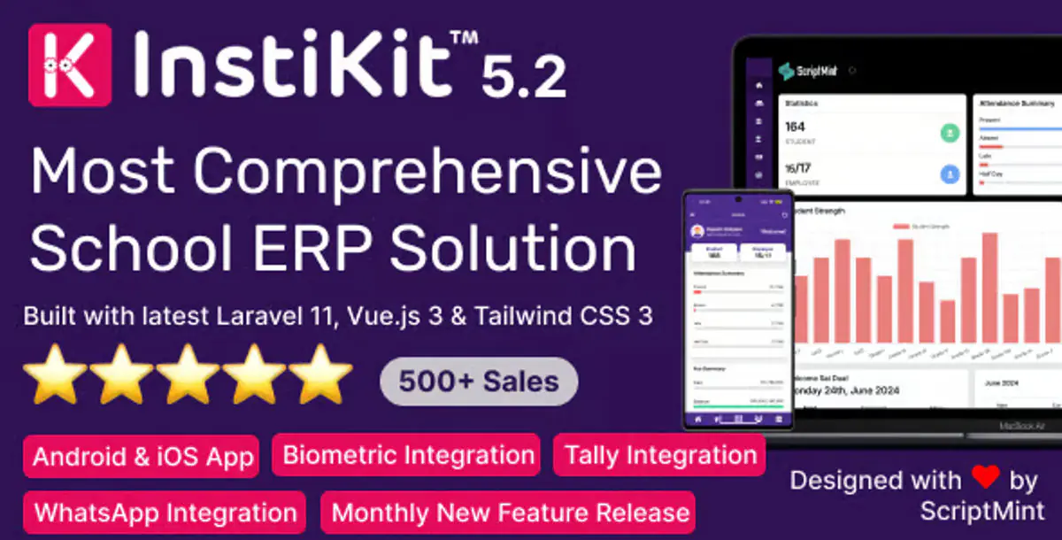 InstiKit School - School Management System & School ERP